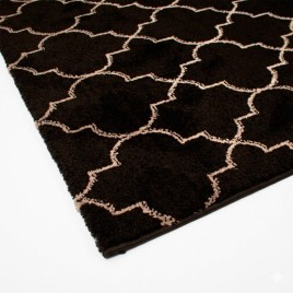 ALFOMBRA CON ARABESCOS GEOMÉTRICOS 120X170CM